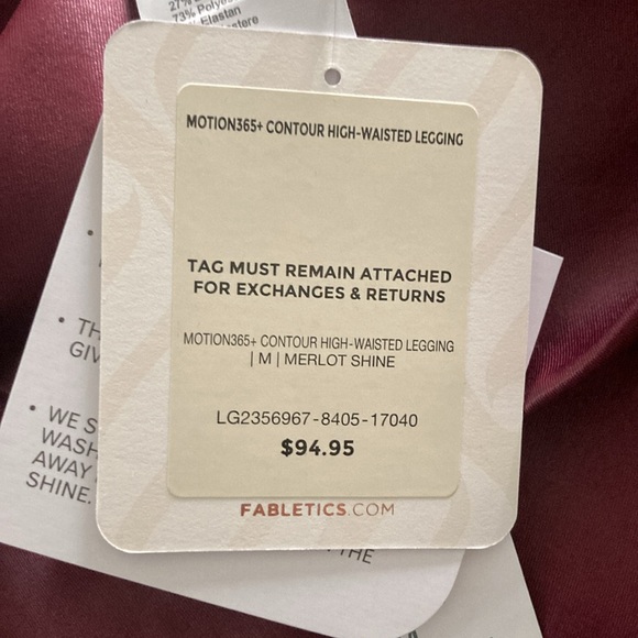 Fabletics Contour High Waisted Leggings NWT - Picture 6 of 8